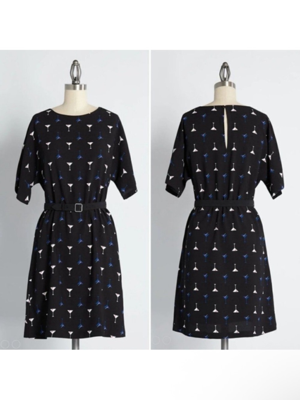 NWT MODCLOTH Just A Little Something Martini Dress XL